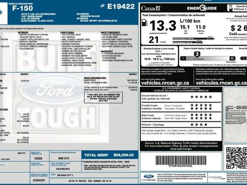 Used 2018 Ford F150 XLT w/ Equipment Group 302A Luxury AWD/4WD image 9