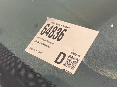 Certified 2022 Honda Ridgeline RTL image 33