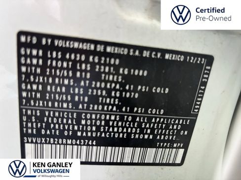 Used 2024 Volkswagen Taos SE AWD/4WD image 11