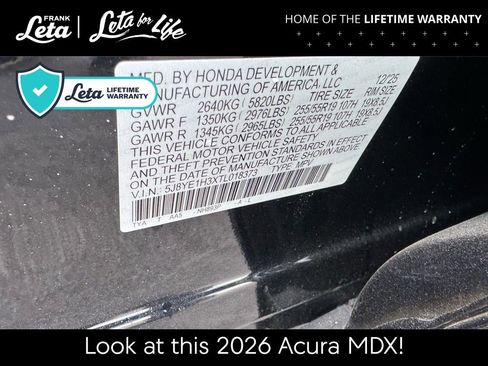New 2026 Acura MDX SH-AWD image 26