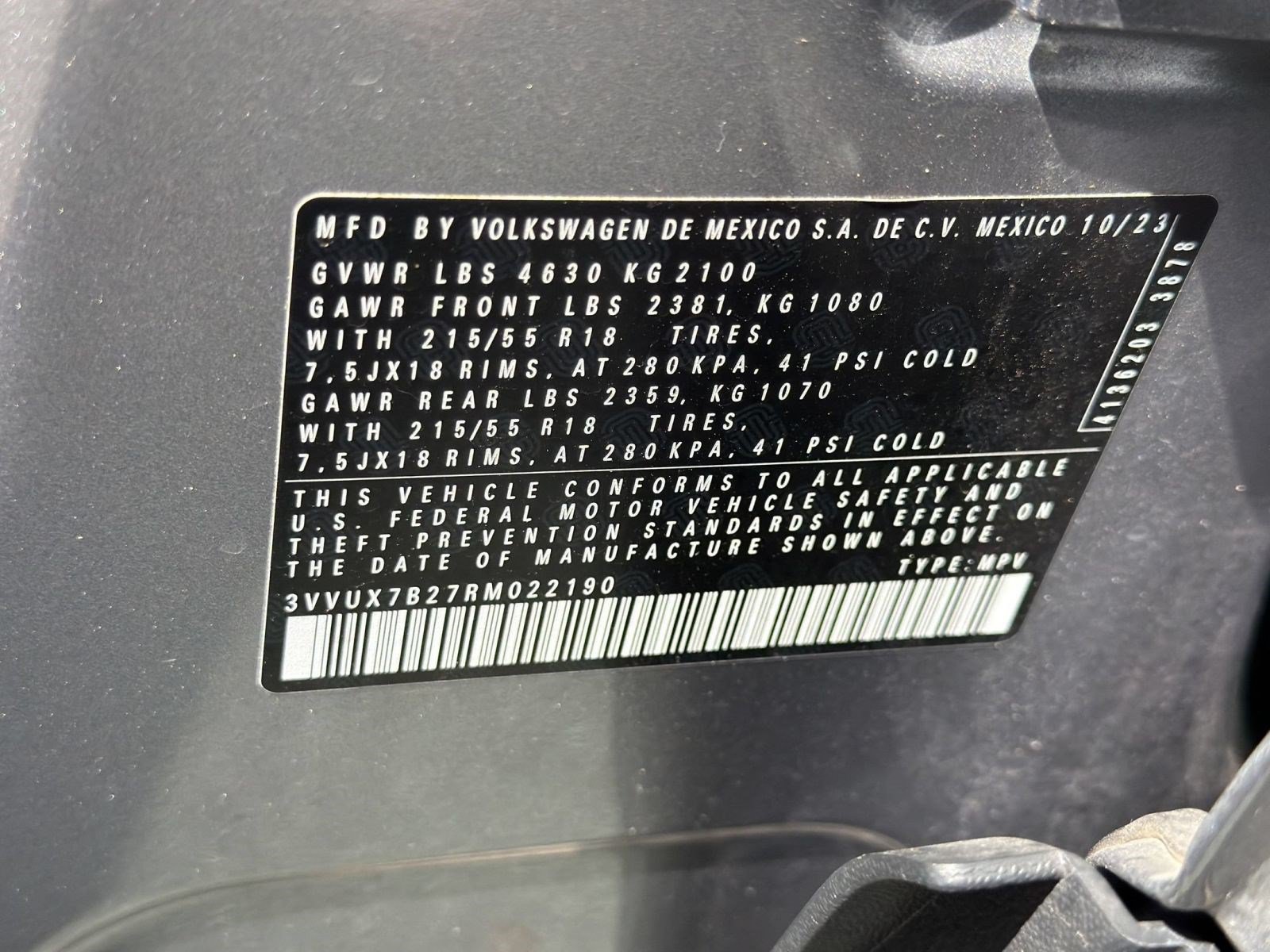 Used 2024 Volkswagen Taos SE AWD/4WD image 27