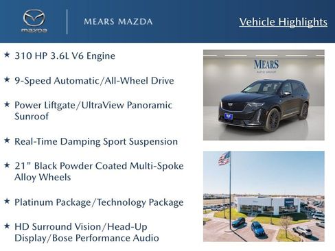 Used 2024 Cadillac XT6 Sport w/ Platinum Package AWD/4WD image 2