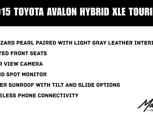 Used 2015 Toyota Avalon XLE Touring FWD image 2