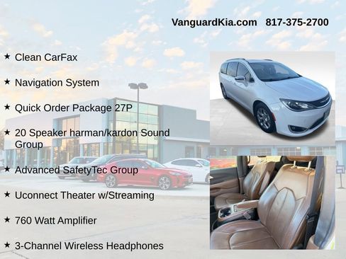 Used 2019 Chrysler Pacifica Limited w/ Advanced Safetytec Group image 6