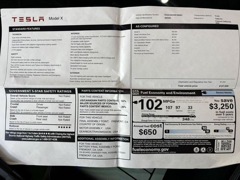 Used 2022 Tesla Model X AWD/4WD image 25
