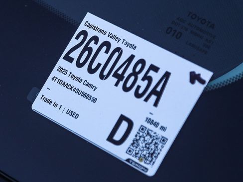 Certified 2025 Toyota Camry LE image 28