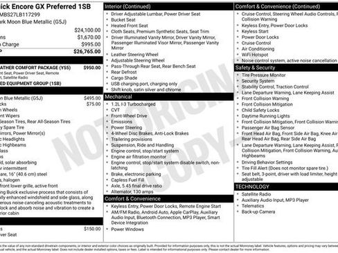 Certified 2020 Buick Encore GX Preferred w/ Cold Weather Comfort Package image 35