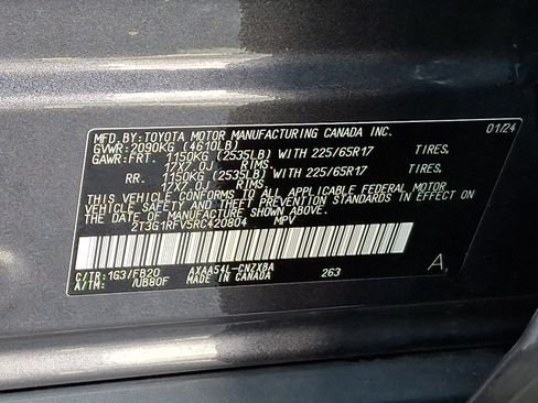Used 2024 Toyota RAV4 LE AWD/4WD image 29
