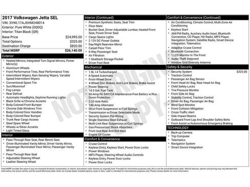 Used 2017 Volkswagen Jetta SEL image 2