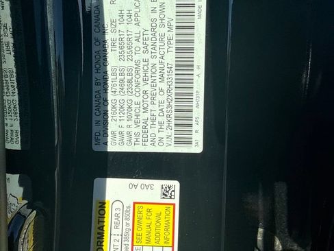 Certified 2024 Honda CR-V LX image 21