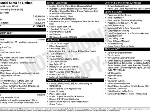 Used 2022 Hyundai Santa Fe Limited FWD image 7