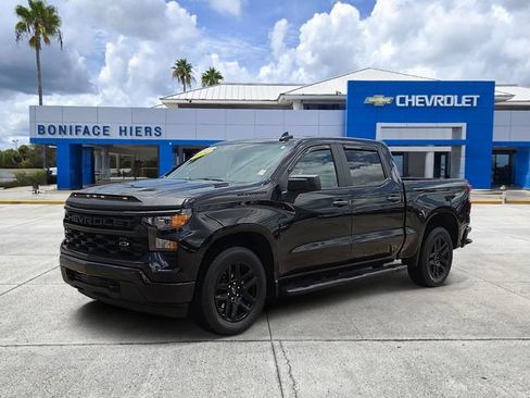 Used 2024 Chevrolet Silverado 1500 Custom w/ LPO, Dark Essentials Package RWD image 2