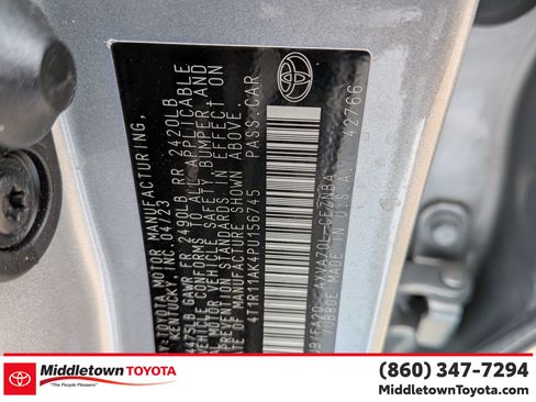 Certified 2023 Toyota Camry LE w/ Cold Weather Package FWD image 38