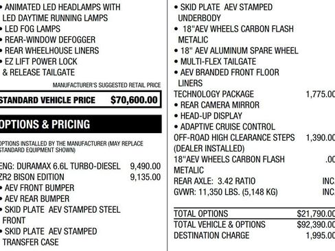 Certified 2024 Chevrolet Silverado 2500 ZR2 w/ ZR2 Bison Edition AWD/4WD image 2