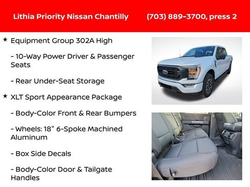 Used 2021 Ford F150 XLT w/ Equipment Group 302A High image 24