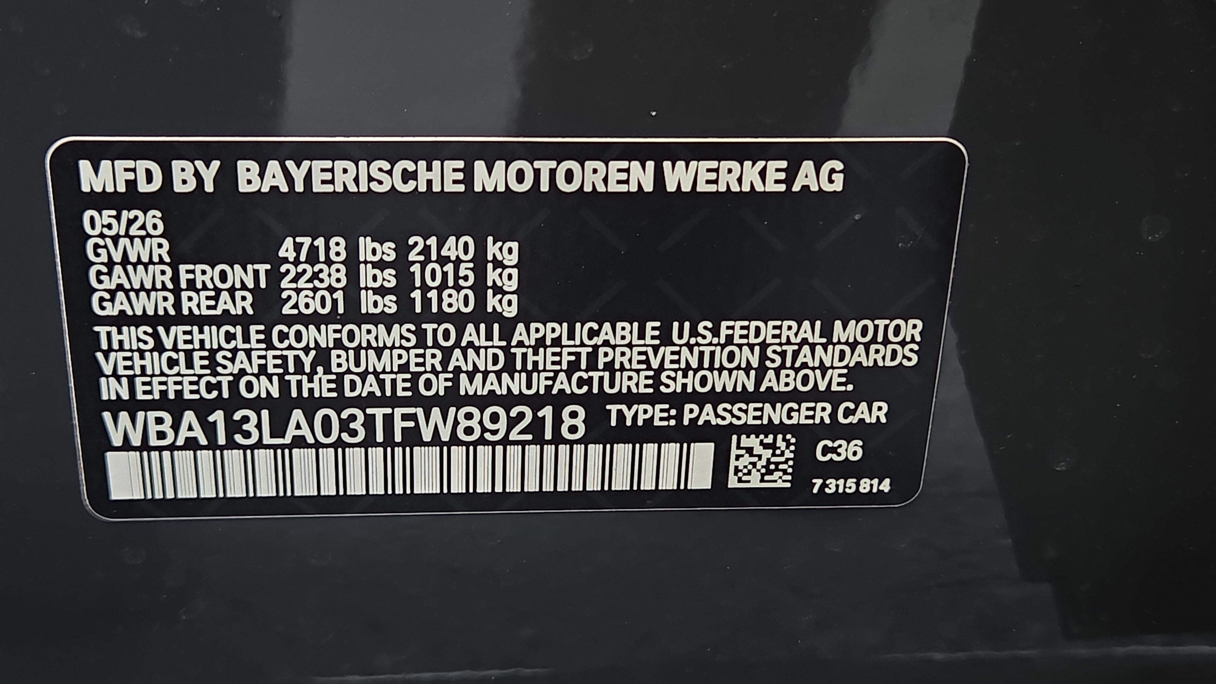 Certified 2026 BMW 330i Sedan w/ M Sport Package RWD image 21