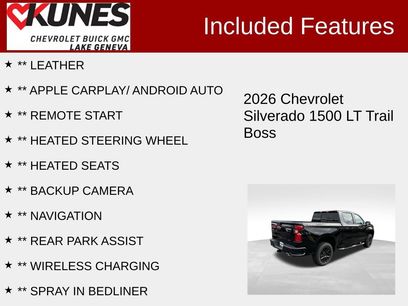New 2026 Chevrolet Silverado 1500 LT Trail Boss w/ LT Trail Boss Premium Package