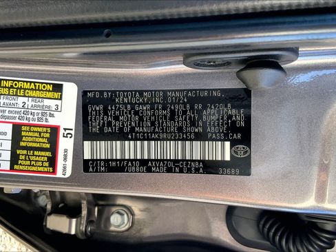 Used 2024 Toyota Camry LE FWD image 36