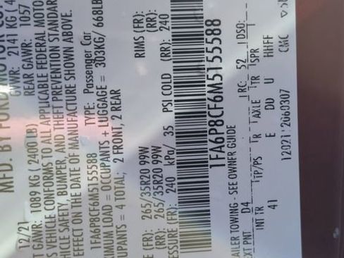 Used 2021 Ford Mustang GT Premium w/ Ford Safe & Smart Package image 32