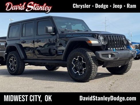 Used 2022 Jeep Wrangler Unlimited Rubicon 4xe w/ Cold Weather Group AWD/4WD image 1