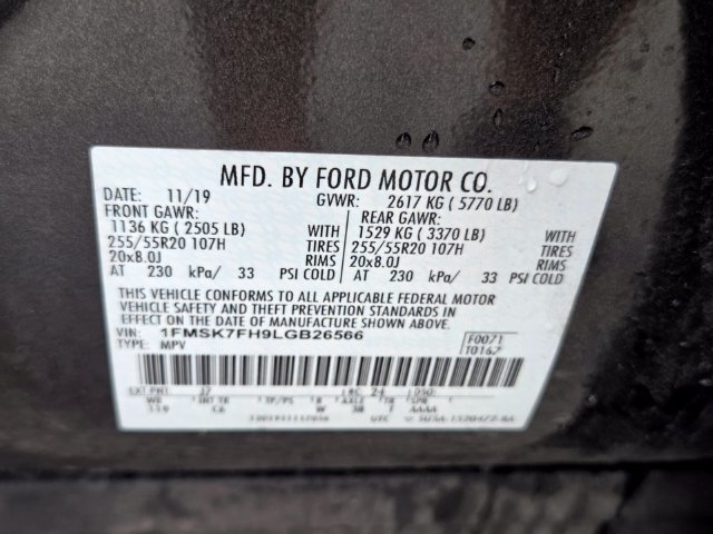 Used 2020 Ford Explorer Limited w/ Class III Trailer Tow Package RWD image 25