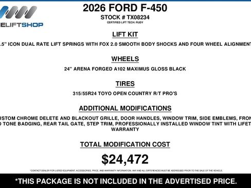 Used 2026 Ford F450 Platinum w/ Platinum Plus Package image 2