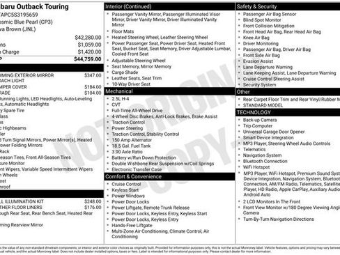 Used 2025 Subaru Outback Touring AWD/4WD image 18