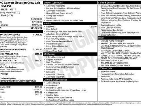 Used 2026 GMC Canyon Elevation w/ Convenience Package AWD/4WD image 35