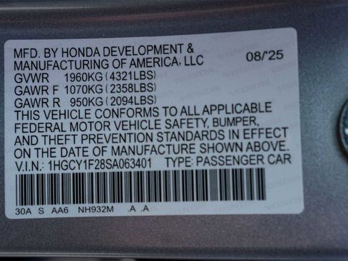Used 2025 Honda Accord LX image 30