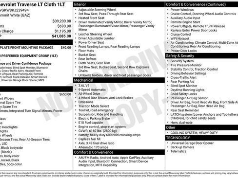 Used 2019 Chevrolet Traverse LT image 4