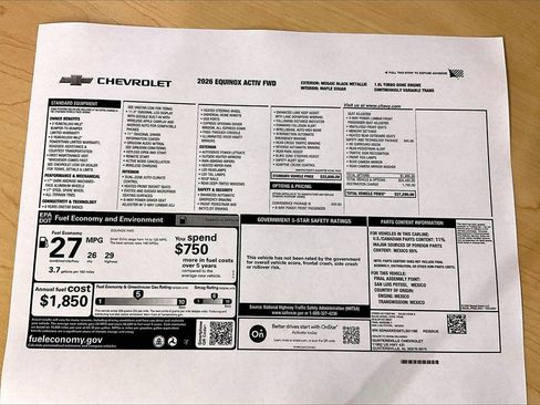 New 2026 Chevrolet Equinox ACTIV w/ Convenience Package III image 14