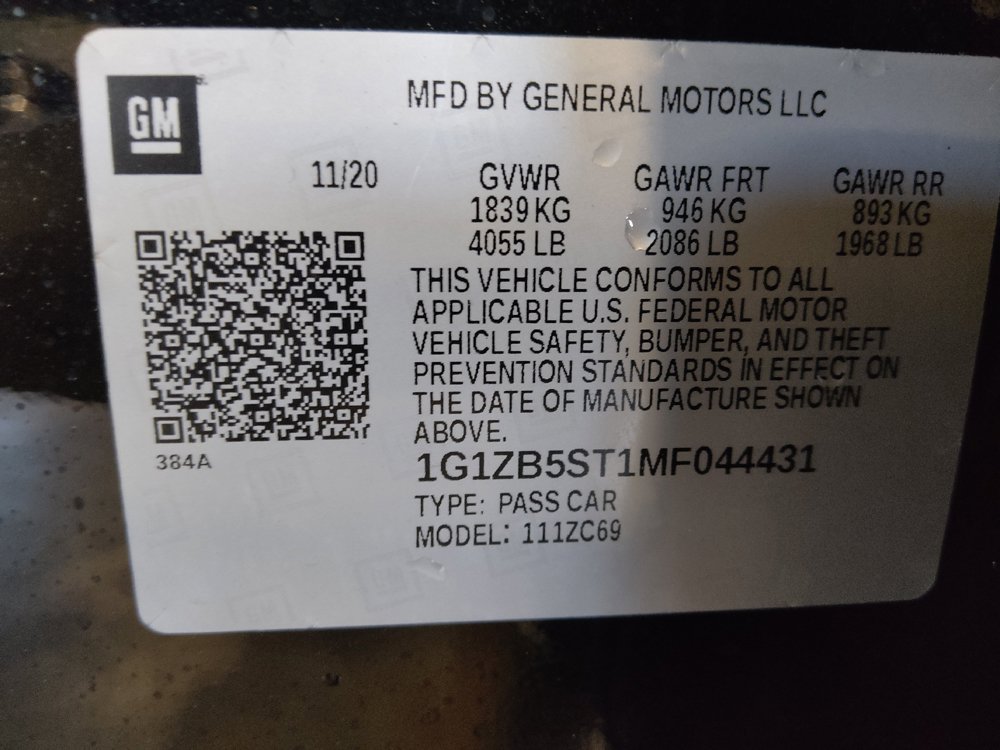 Used 2021 Chevrolet Malibu LS FWD image 33