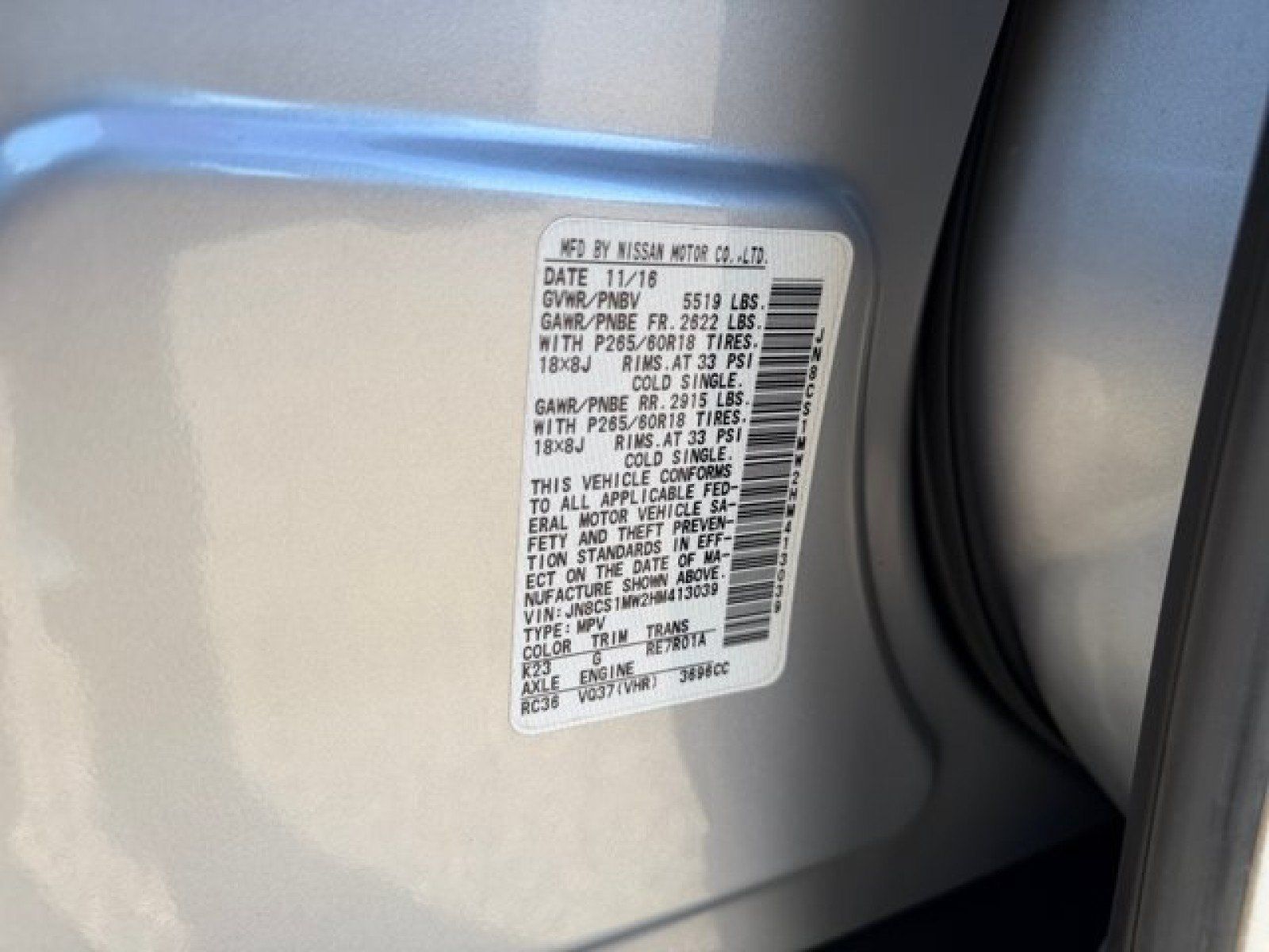 Used 2017 INFINITI QX70 AWD w/ Premium Package image 23