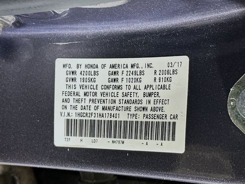 Used 2017 Honda Accord LX image 12