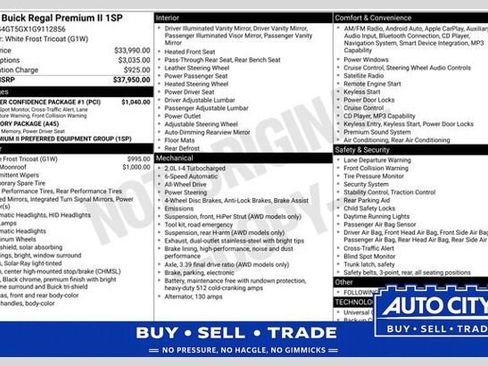 Used 2016 Buick Regal Premium w/ Driver Confidence Package #1 AWD/4WD image 1