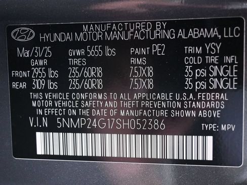 Used 2025 Hyundai Santa Fe SEL FWD image 9
