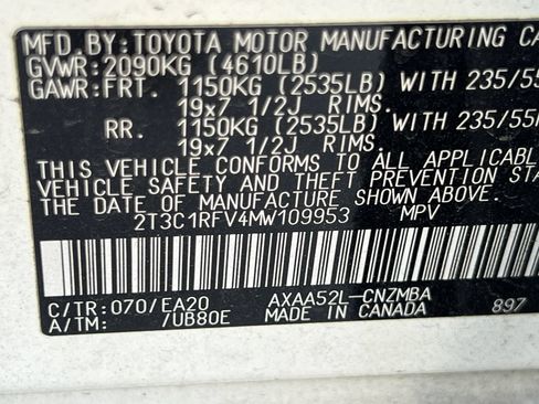 Used 2021 Toyota RAV4 XLE Premium FWD image 12