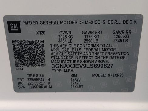 Used 2020 Chevrolet Equinox LT w/ Driver Convenience Package FWD image 33
