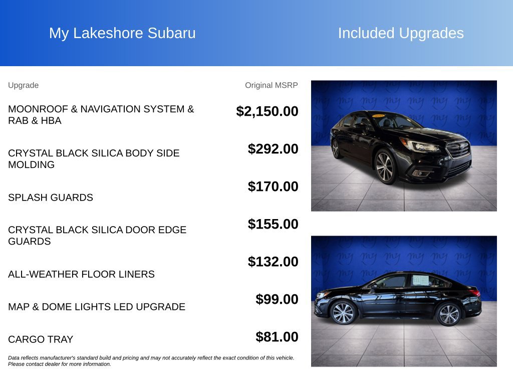 Used 2019 Subaru Legacy 2.5i Limited AWD/4WD image 8