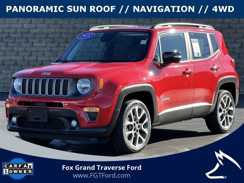 Used 2022 Jeep Renegade Limited w/ Sun, Sound & Wheels Group image 1