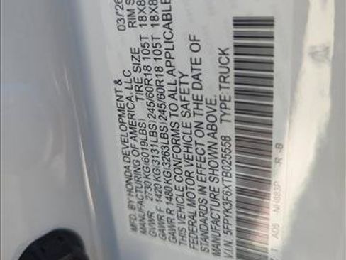 New 2026 Honda Ridgeline TrailSport image 21