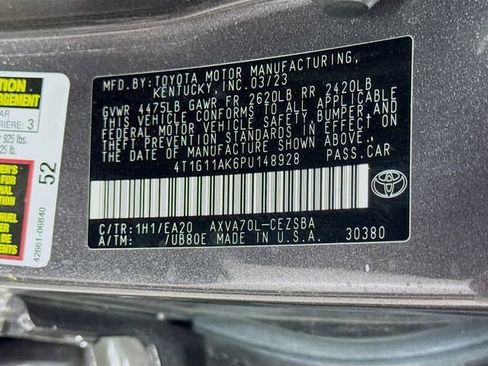 Certified 2023 Toyota Camry SE FWD image 31