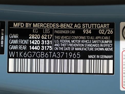 New 2026 Mercedes-Benz S 580 4MATIC Sedan image 23