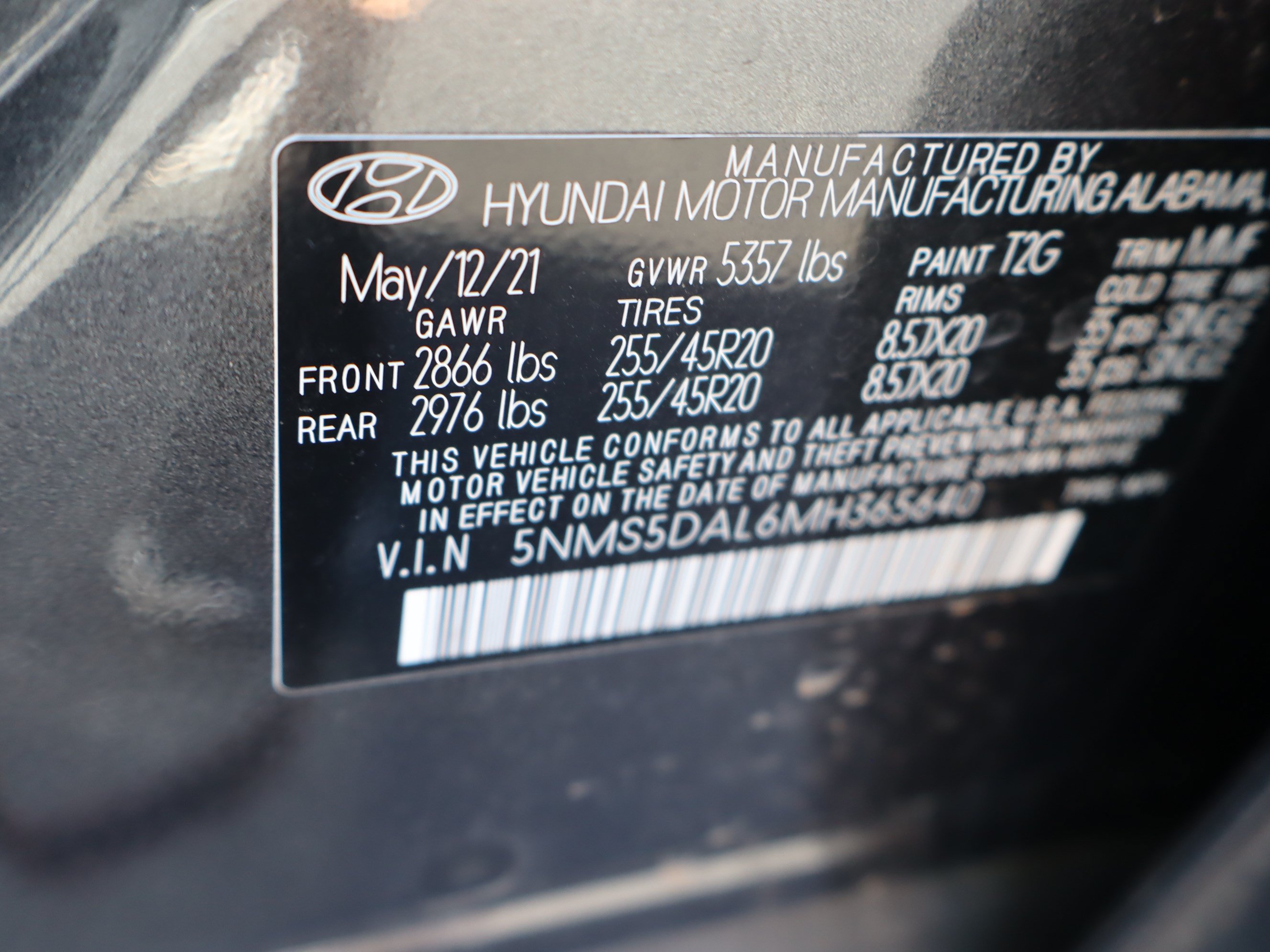 Used 2021 Hyundai Santa Fe Calligraphy w/ Cargo Package AWD/4WD image 12
