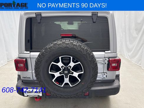 Used 2021 Jeep Wrangler Unlimited Rubicon w/ Uconnect 4C Nav & Sound Group AWD/4WD image 3