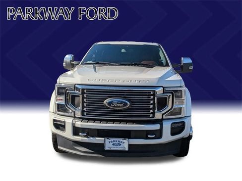 Used 2021 Ford F450 Platinum w/ Camper Package image 2