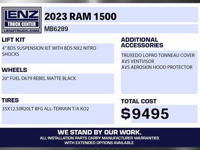 Used 2023 RAM 1500 Rebel w/ Rebel Level 1 Equipment Group