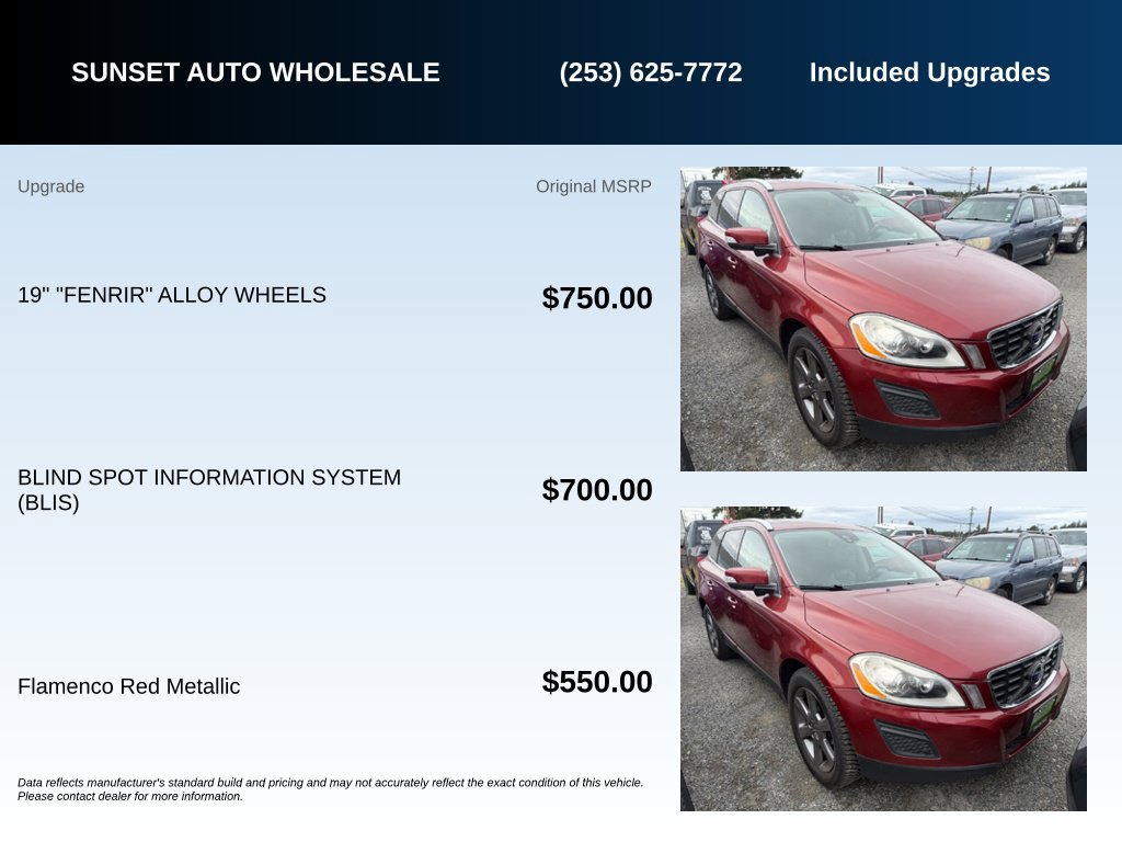 Used 2013 Volvo XC60 T6 AWD/4WD image 4