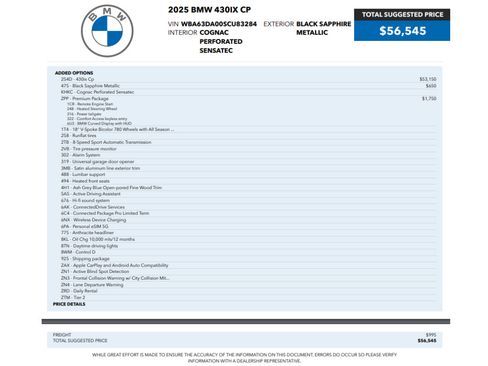 Used 2025 BMW 430i xDrive Coupe AWD/4WD image 2