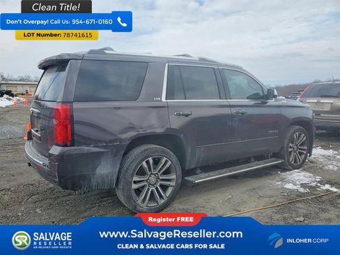 Used 2015 Chevrolet Tahoe LTZ AWD/4WD image 4